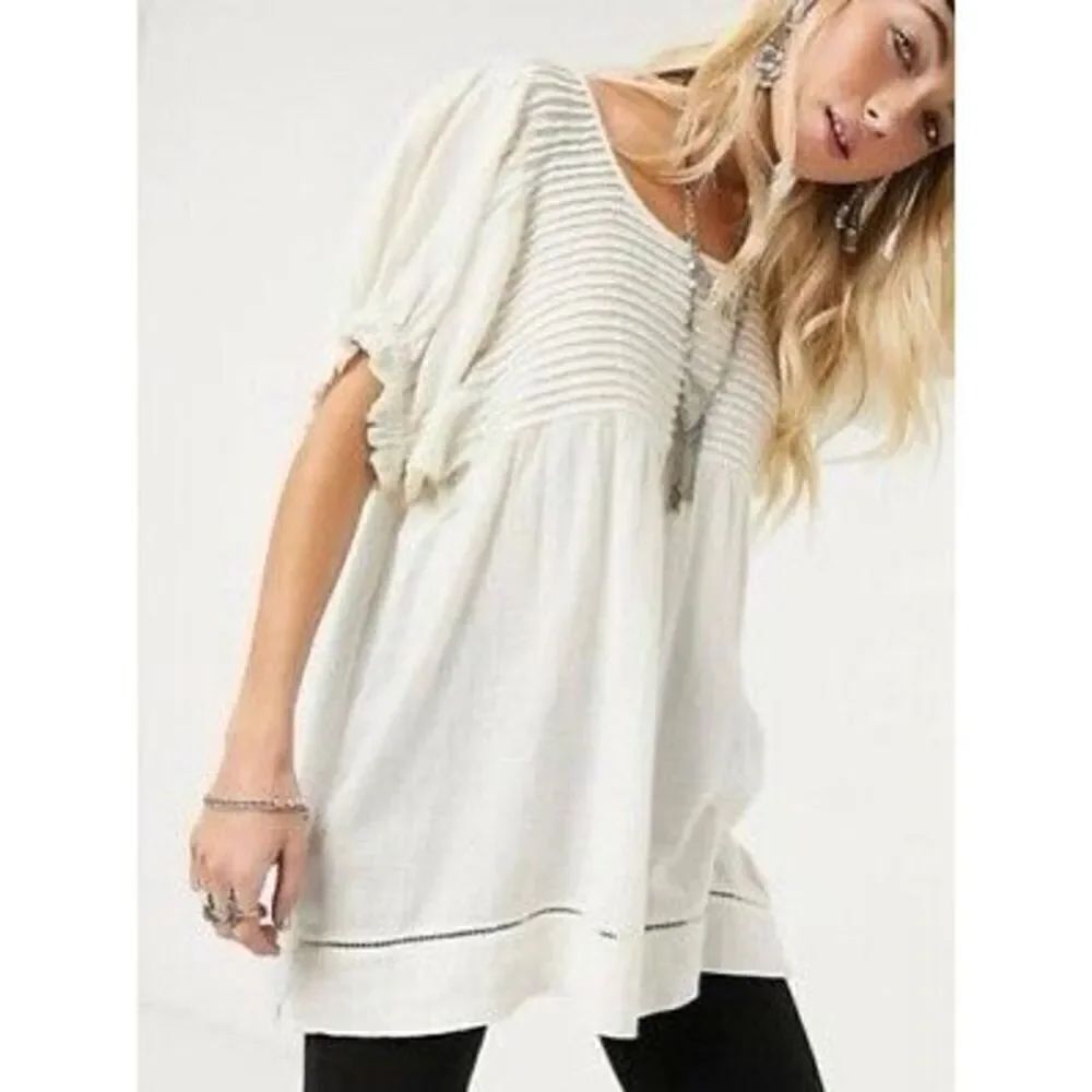 NEW Free People Womens Small Elsie Tunic Top
